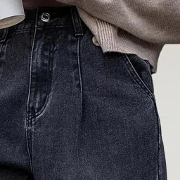 Kotty Grey Straight Fit High Rise Jeans image 5