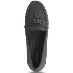 Mochi Women's Grey Loafers image 3
