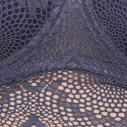 Clovia Grey Lace Padded Bra image 5