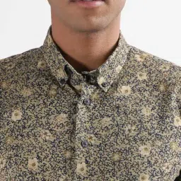 Lindbergh Multi Cotton Slim Fit Printed Shirt image 4