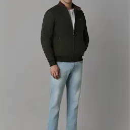 Louis Philippe Green Regular Fit Jacket image 5