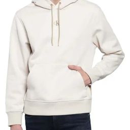 Calvin Klein Eggshell Relaxed Fit Colour Block Hooded Sweatshirt-picture-41