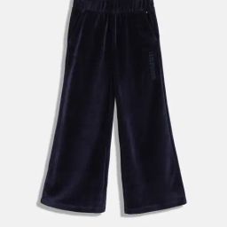 TOMMY HILFIGER Girls Blue Cotton Trackpant-picture-11
