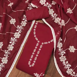 Maroosh Embellished Unstitched Dress Material-picture-28