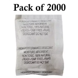 Ecofresh 50 g Dry Clay Desiccant Pouch for Electronics, Leather Goods, Pharmaceuticals & More (Pack of 2000) image 2