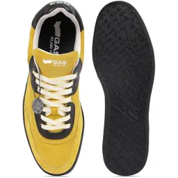 GAS Men's Figo Yellow & Black Sneakers image 3