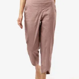 KIMJALY Pink Plain Yoga Pants-image-29