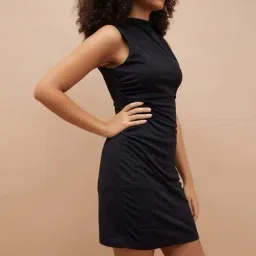 Ginger By Lifestyle Black Regular Fit Dress image 3