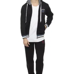 Duke Black Mid Rise Regular Fit Tracksuit-picture-36