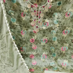 SAINOOR Semi-Stitched Dress Material image 5