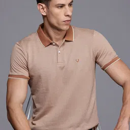 Allen Solly Polo Collar Houndstooth Weave T-shirt-picture-37