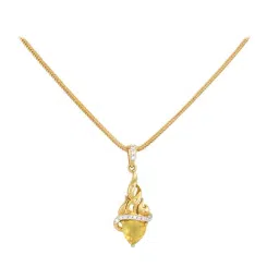 PC Jeweller Deveon 22 kt Gold Pendant without Chain-picture-10