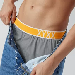 xyxx Volt Intellieaze Super Combed Cotton Solid Men Grey Inner Boxer Solid Men Boxer image 4