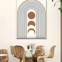 SAF White Canvas Wall Paintings image 5