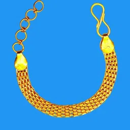 Dynamic Retail Global Men Gold-Plated Link Bracelet image 2