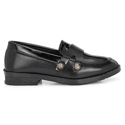 Stefens Self Designed Loafers - Black image 3