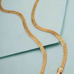 SANAA CREATIONS Unisex Brass Gold-Plated Antique Chain-image-13