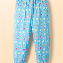 Babyhug Disney Single Jersey Knit Full Length Night Suit With Winnie The Pooh Graphics - Light Blue image 5