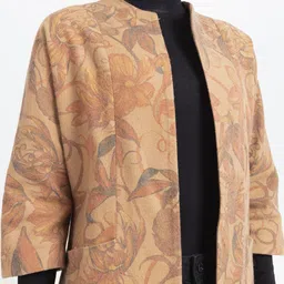 Owncraft Women Printed Front Open Overcoats image 3