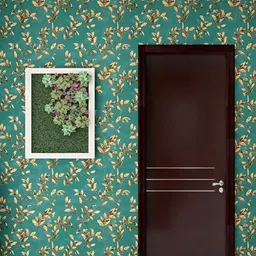 Jaamso Royals Teal & Brown Printed Waterproof Decals andStickers image 3