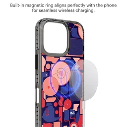 DailyObjects Geometric Printed iPhone 16 Pro Max Back Case Mobile Accessories image 4