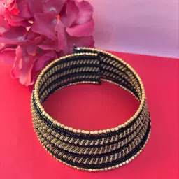 VIVAZS Gold-Plated Multi Strands Beaded Jewellery Set-picture-20