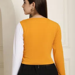 Tromko Women Solid Pattern Top image 2