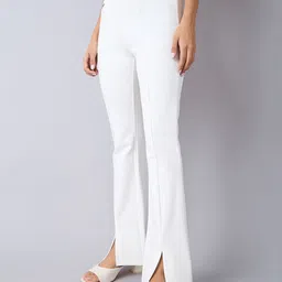 Noh.Voh - SASSAFRAS Kids Girls Flared High-Rise Trousers image 2