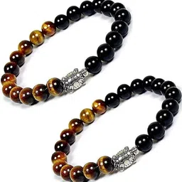 printcorners Set Of 2 Artificial Beaded Elasticated Bracelet-image-95