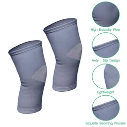 Kuber Industries 2-Pcs Cotton Joint Pain Knee Caps image 4
