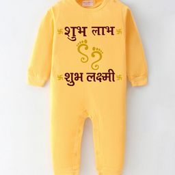 BLUSHES Infants Diwali Printed Pure Cotton Romper-picture-13