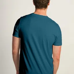 SUN 'N' SUMMER Typography Printed Round Neck Short Sleeves Cotton T-shirt image 3