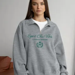 LULU & SKY Typography Printed Hooded Neck Pullover Sweatshirt-picture-25