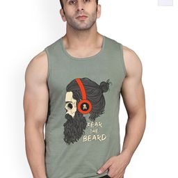 SLOWLORIS Pack Of 2 Printed Bio-Wash Cotton Basic Innervests-picture-12