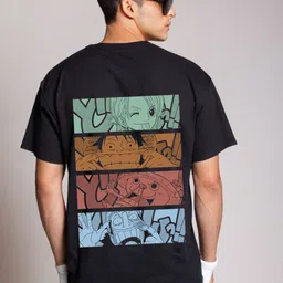 Be Crazy Men Graphic Printed Round Neck Cotton T-shirt-image-61