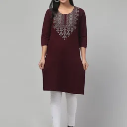 FAMBEE Women Woollen Kurta-picture-38