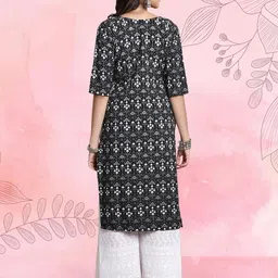 Ethnic basket Women Pack Of 2 Multicoloured Crepe Kurtas image 4