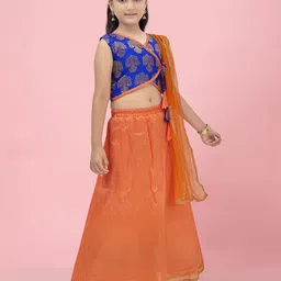 BAESD Girls Ready to Wear Lehenga & Blouse With Dupatta image 3