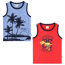 JusCubs Boys Floral 2 Printed Tropical Applique T-shirt-picture-46