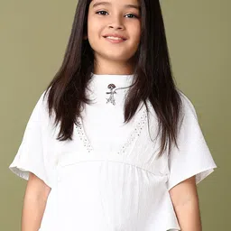 V-Mart Girls Round Neck Cotton Regular Top-picture-56