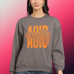SZN Women Printed Sweatshirt image 5