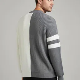 Mast & Harbour Men Colourblocked Cardigan image 5