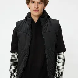 Koton Sleeveless Puffer Jacket-picture-30