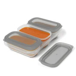 skiphop Skip Hop Containers Pack Of 3 Grey - 118 ml Each image 2