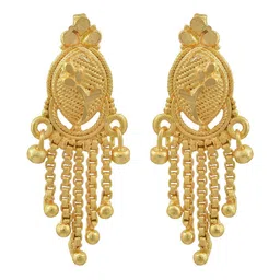 DZINETRENDZ Floral Drop Earrings-picture-12