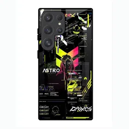 QRIOH Astro Glitch Samsung Galaxy S25 Ultra Impact Resistant Back Case-picture-49