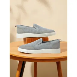 Cantabil Men Textured Slip-On Sneakers-picture-24