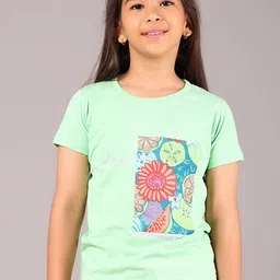V-Mart Girls Printed T-shirt-image-92
