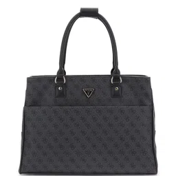 GUESS Brand Logo Printed Oversized 14 Inch Laptop Shoulder Bag image 1