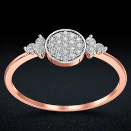 Joyalukkas 18KT Gold Diamond-Studded Finger Ring image 1